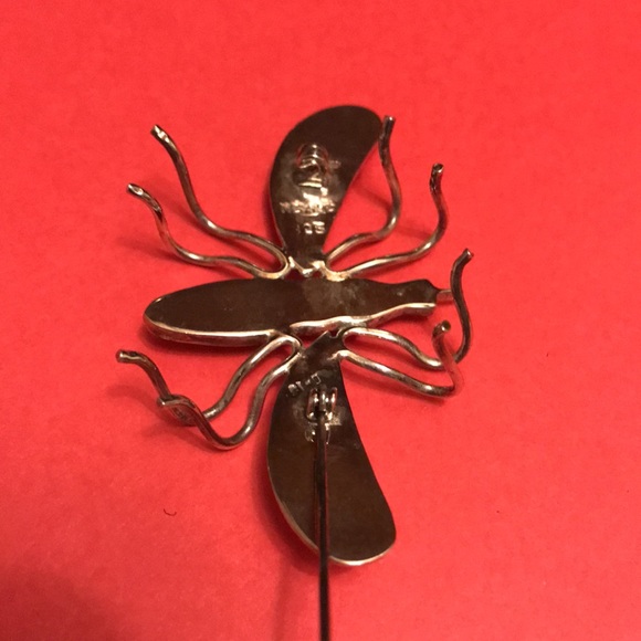 Sterling silver insect brooch - Picture 2 of 3